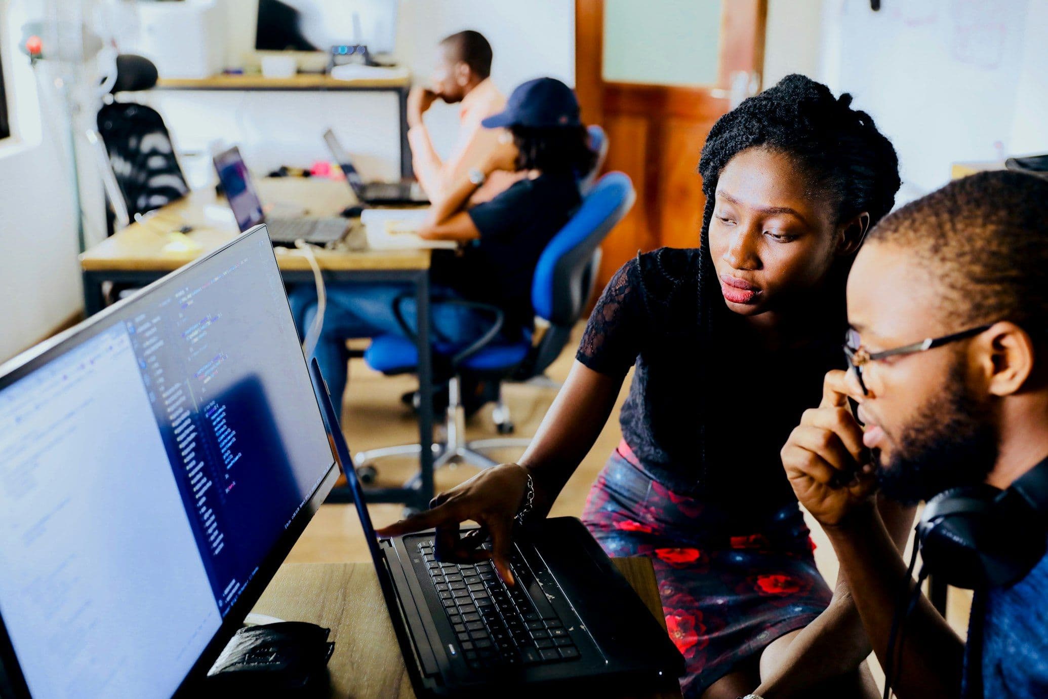 IT team providing technical support and infrastructure management
